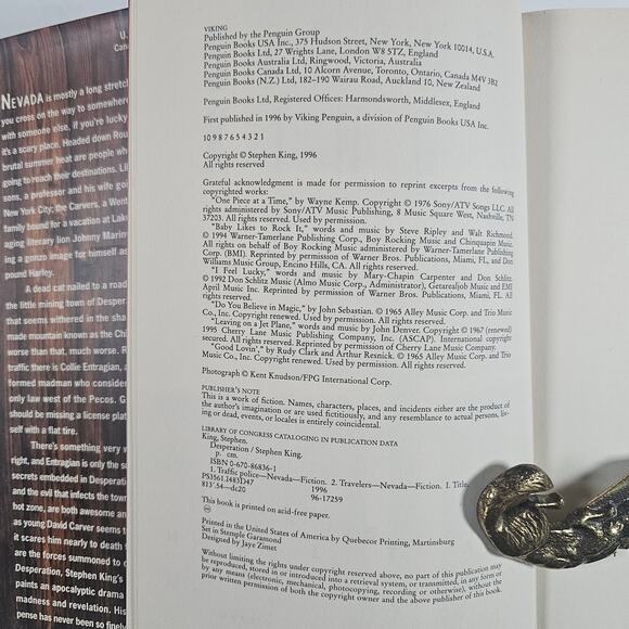 Description by Stephen King 1996 First Edition Gift - Picture 3 of 4